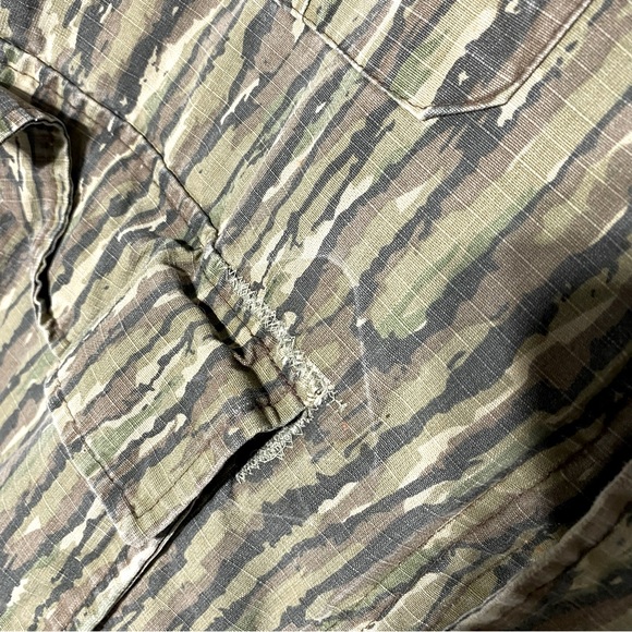 Vintage Trohpy Club Realtree Camo Zip Front Utility Hunting Jacket XL - Picture 7 of 16